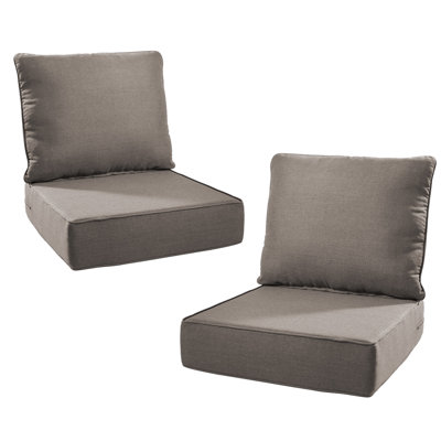 Wickes 24 po X 24 po Coussin de chaise longue d'extérieur résistant à l'eau de 6 po d'épaisseur