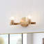 Éclairage pour meuble-lavabo noir mat 2 lumières Dungannon Azariah-1949863208-1949863215