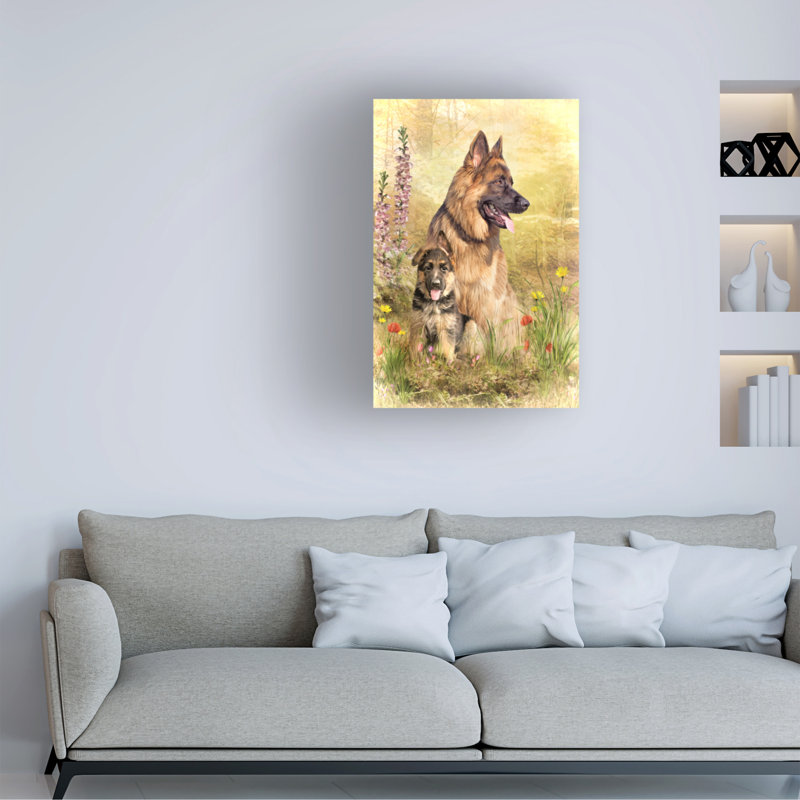 Animals Trudi Simmonds Little Buddy Canvas Art, 12" W x 19" H