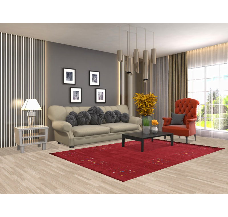 Tribal Gabbeh Oriental Area Rug 8