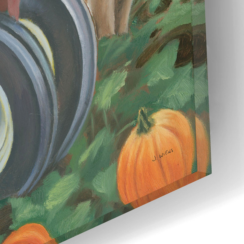  «Fall Bounty 2» par James Wiens, art mural en verre acrylique, 16 po x 12 po