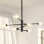 Lustre sphérique Spoutnik à 8 lumières avec ampoules incluses Cobina