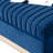 Blue Velvet With Vertical Channel Tufting For Living Room Apartment 2pcs In Home