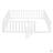Full Size Wood Daybed Frame With Fence-1649170953