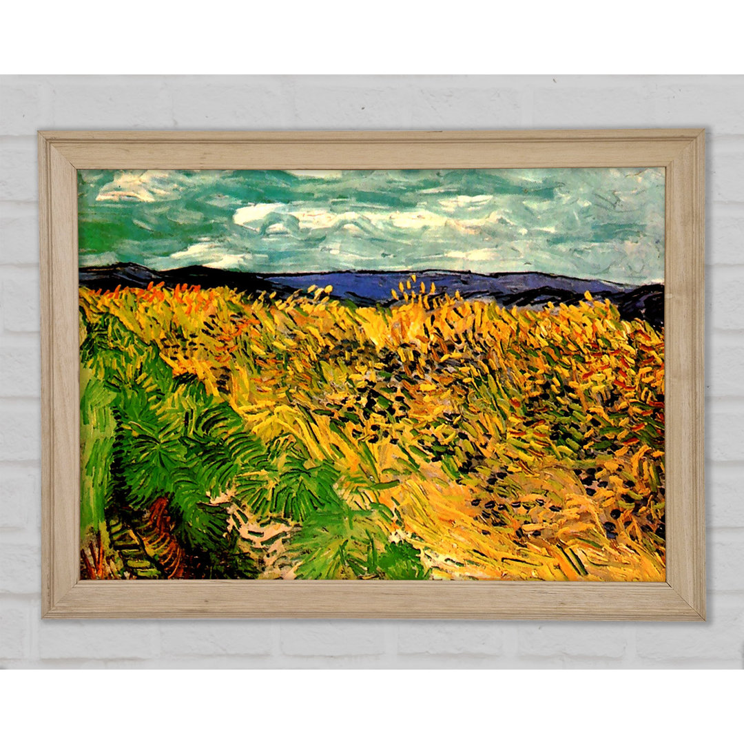 Weizenfeld mit Kornblumen von Van Gogh - Einzelne Bilderrahmen Kunstdrucke