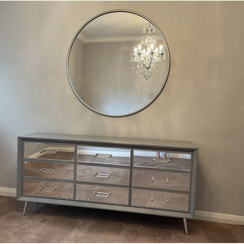 Carruth 149cm Sideboard, Grey/Silver