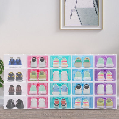 20 Pair Stackable Shoes Storage Box