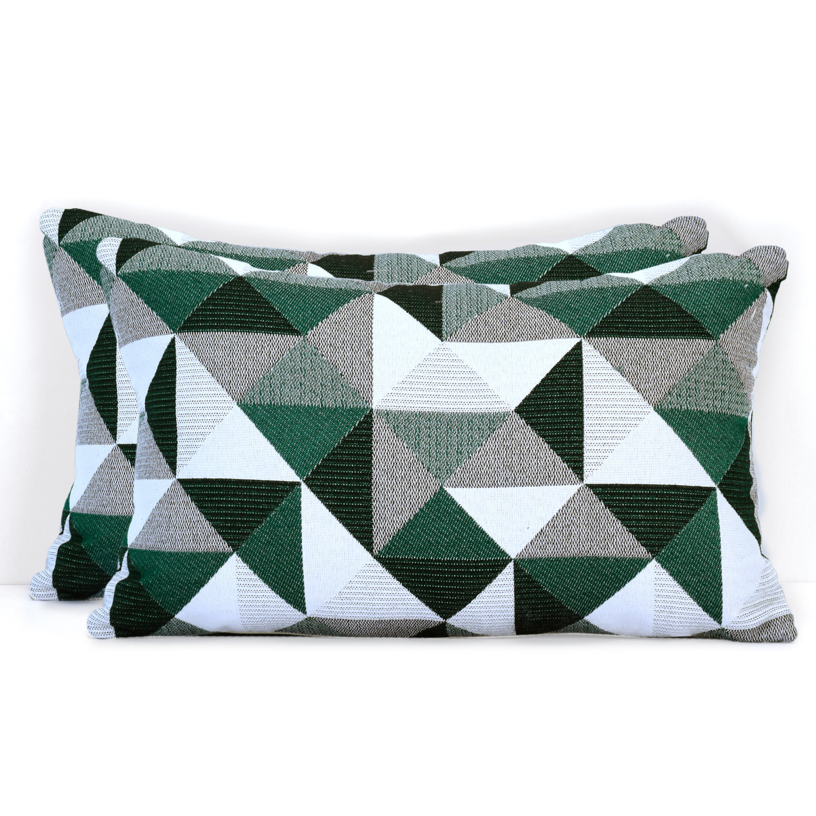 Pacifica Geometric Indoor/Outdoor Lumbar Throw Pillow, Amazon