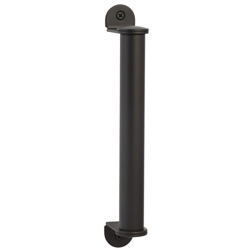 Flat Black Steel Contemporary Barn Door Handle