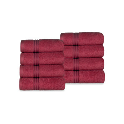 Ensemble de serviettes à main 100% coton 8 pièces Merat