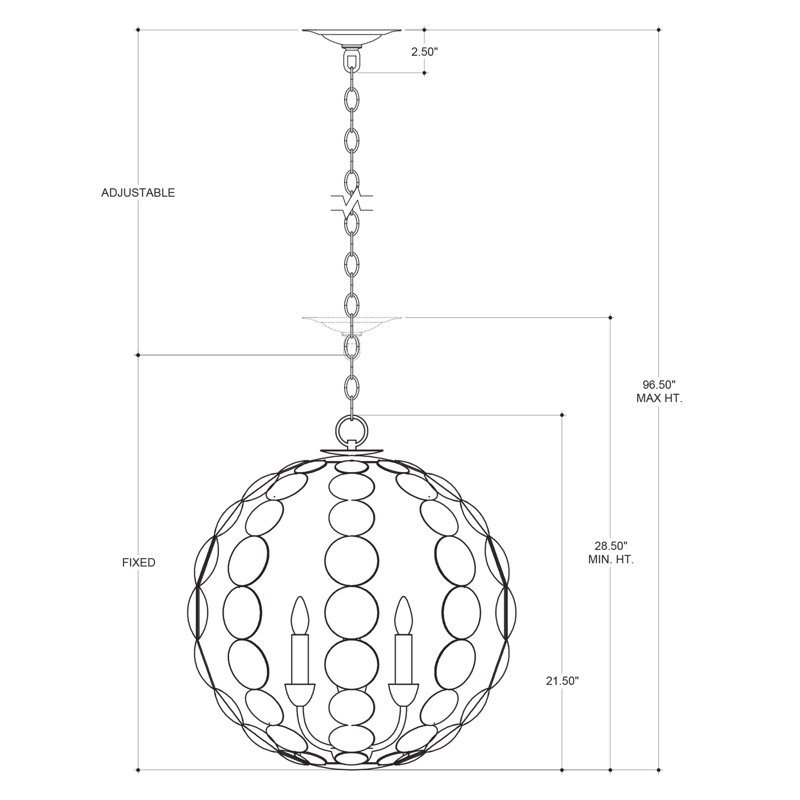 Tartufo 4 - Light Chandelier