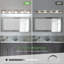 Luminaire pour meuble-lavabo moderne 5 lumières 5CCT-1432835412-1432835403