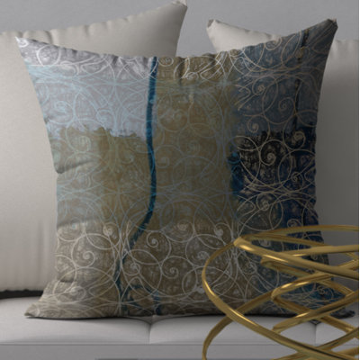 Foolproof Effervescent Square Pillow Cover & Insert