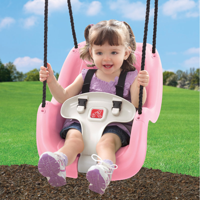 Step2 Infant Plastic Bucket Swing, Pink