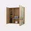 Armoire à pharmacie Prague, quatre tablettes internes, une porte-714711365