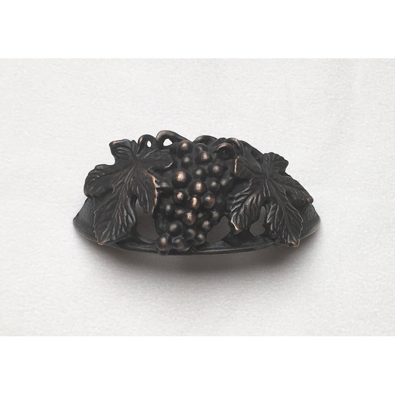 Poignée fantaisie 2 3/8 po GrapeVine, Bronze huilé
