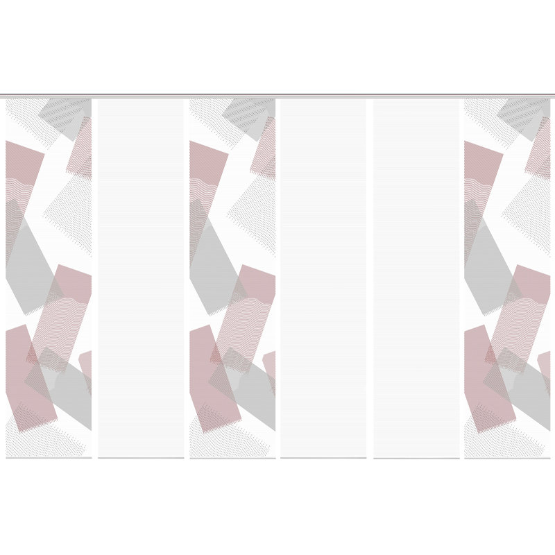 Semi Sheer Sliding Panel, Bordeaux