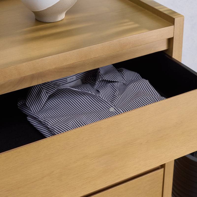 Rhylee 6 Drawer Wood Dresser