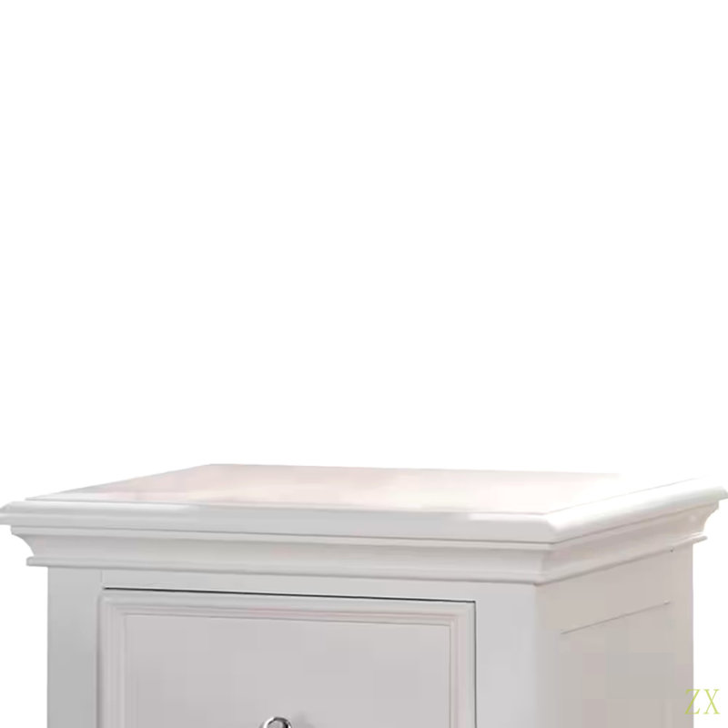 Table de chevet en pin avec 2 tiroirs pour la chambre à coucher, le salon et le placard