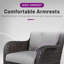 Ensemble de conversation à chaises multiples avec coussins et tables d'appoint 8 pièces Schutt-902705662-902705648