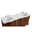 Ensemble de meuble-lavabo double 72 po Lunette-207236163-207236164