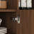 Folding Dining Table with Storage Shelves and Wheels