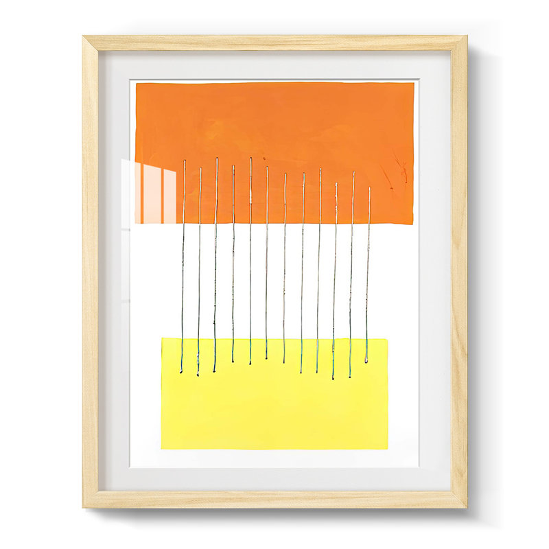 Modulation III - Impression encadrée, Naturel, H 25,5 po x l 17,5 po