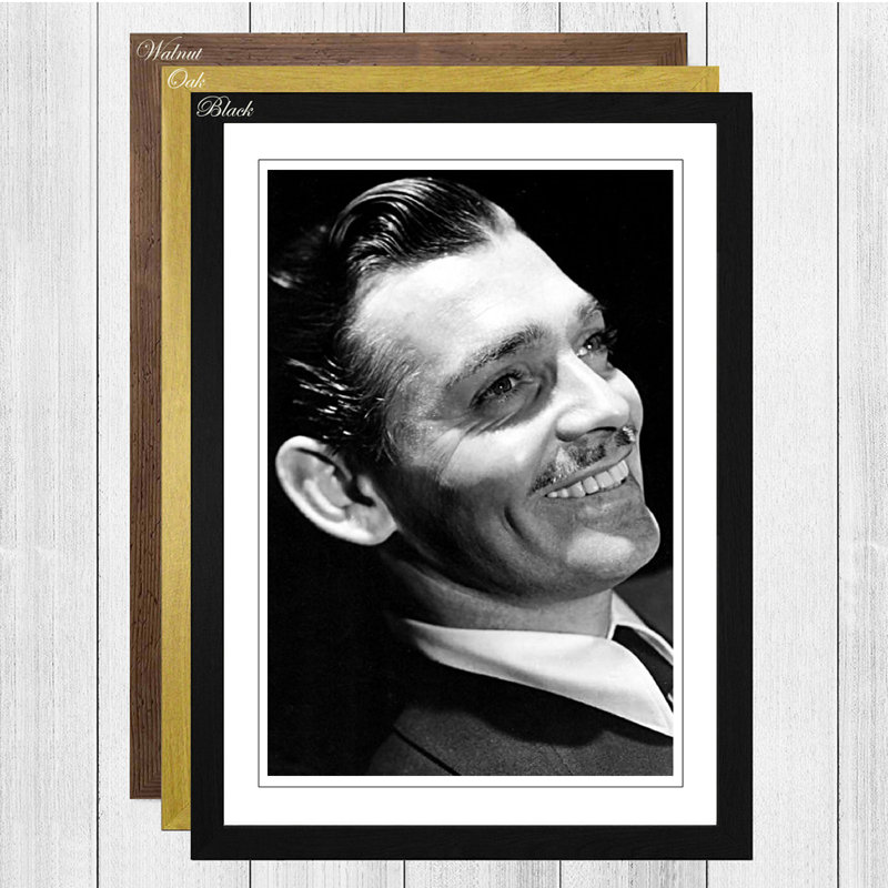 Single Picture Frame Print, Walnut