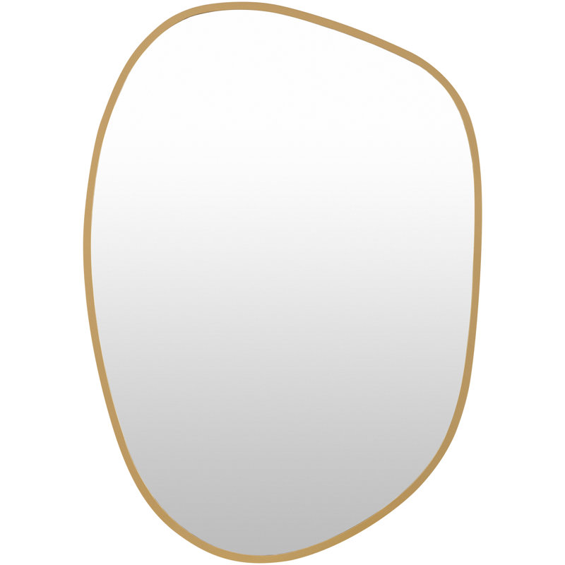 Miroir Eastie, 20"H x 28"W, Gold