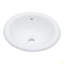 Lavabo de salle de bain semi-encastré en céramique