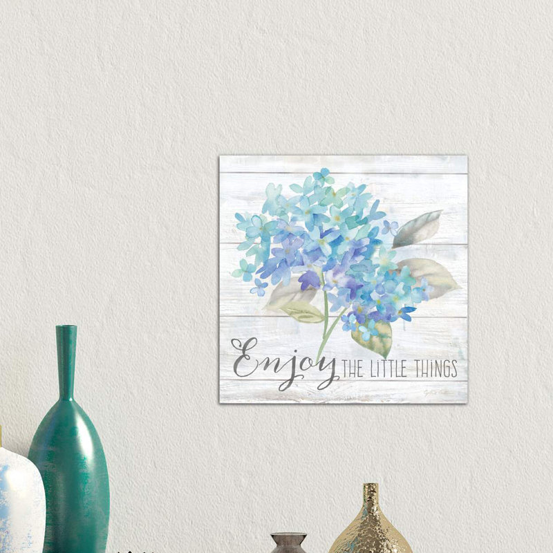 Farmhouse Hydrangea I by Cynthia Coulter - Painting on Canvas, 66.04 cm H x 66.04 cm W x 1.91 cm D, No Frame
