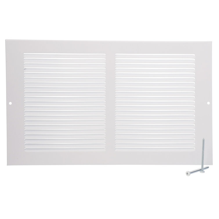 Imperial White Steel Baseboard Vent Cover | Wayfair