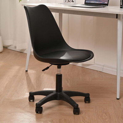 Chaise de bureau moderne et ergonomique avec support lombaire réglable, dossier en filet et base roulante pour ou le bureau, tissu robuste et respirant, livraison gratuite