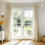 Tringle à rideaux télescopique simple avec fleuron en losange acrylique - Tringle à draperie décorative robuste pour fenêtres, réglable et facile à installer-1905543808-1905543814