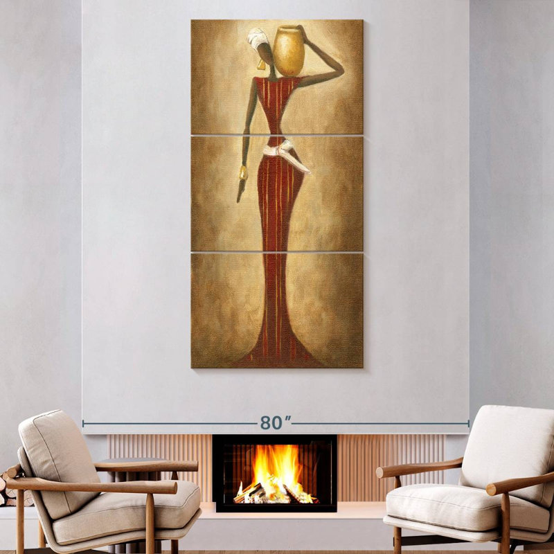 Woman's Strength, 80" H x 39" W