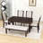 Averielle 6-Piece Kitchen Dining Table Set, Rectangular Table, 4 High-Back Tufted Chairs and 1 Bench-218097524