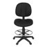 Chaise de bureau pivotante en tissu avec trousse de dessin Regency Comfort Series - noire