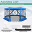Pièce moustiquaire 15 x 15 avec moustiquaire, auvent pour tente Hub Hub-105094391