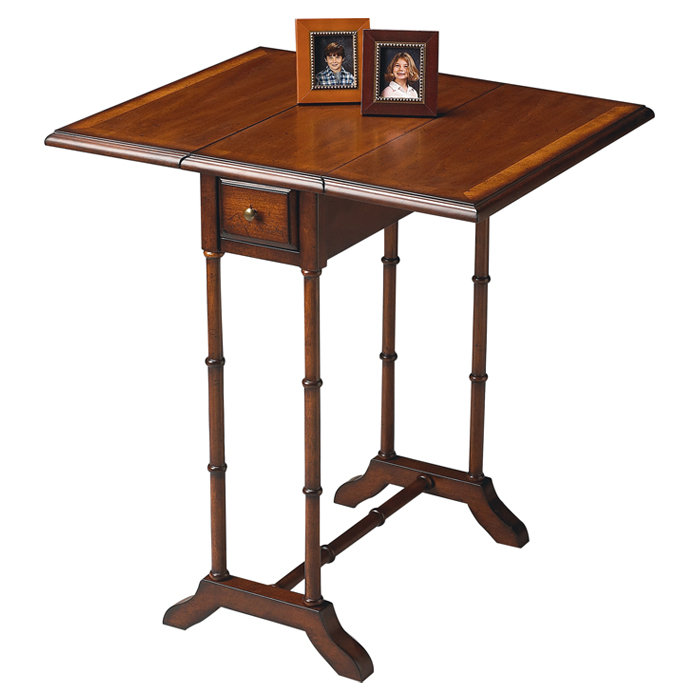 Darrow Drop-Leaf Side Table, Umber