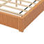 Structure de lit plateforme en bois massif avec tête de lit, aucun sommier nécessaire, conception sur pied, assemblage facile-149119574-136068120