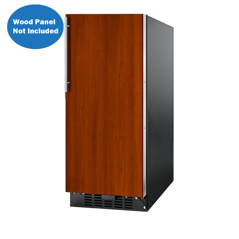 Compact Black Panel Ready Undercounter Smart Refrigerator
