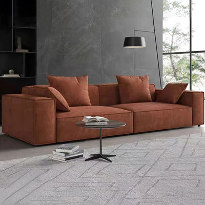 Coussin modulaire orange en polyester