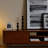Vintage solid wood TV cabinet