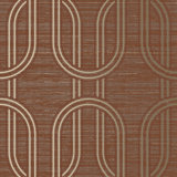 Geometric Metallic Wallpaper Double Roll