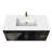 Swaneus 48'' Single Bathroom Vanity with Solid Surface Top