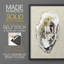 «Oyster Shell Study I», reproduction encadrée de qualité supérieure - prête à être accrochée - aucun clou requis - aucun clou requis-1931206204-1931206207