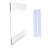 Fixturedisplays® Clear Window Signs Plexiglass Acrylic Feature 11X8.5 Landscape Portrait Frame Wall Mount 12066