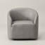 Fauteuil pivotant 100% cuir véritable-630107207