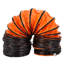 Conduit flexible en PVC de 16 pi pour ventilateur d'extraction de 12 pouces - Tuyau de ventilation à grande vitesse avec anneaux en D