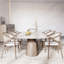 Grande table de salle à manger moderne 86/93 po Elara-1014136853-1014136855